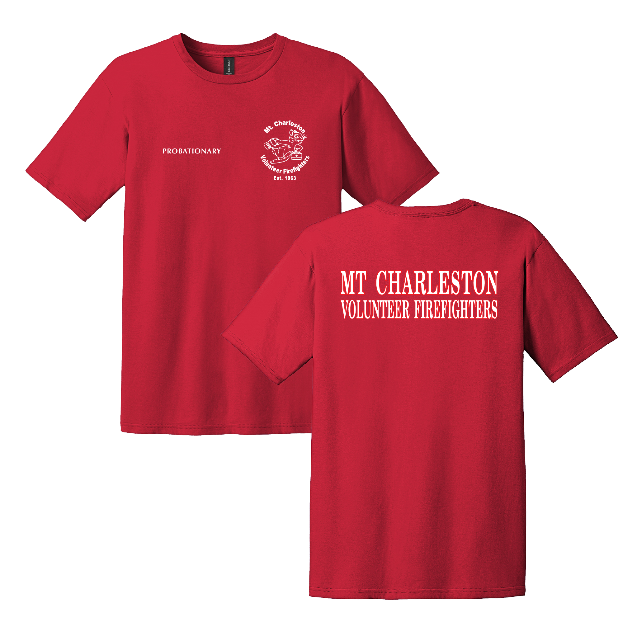 MCVF (Mount Charleston Volunteer Firefighters) Probationary Shirts