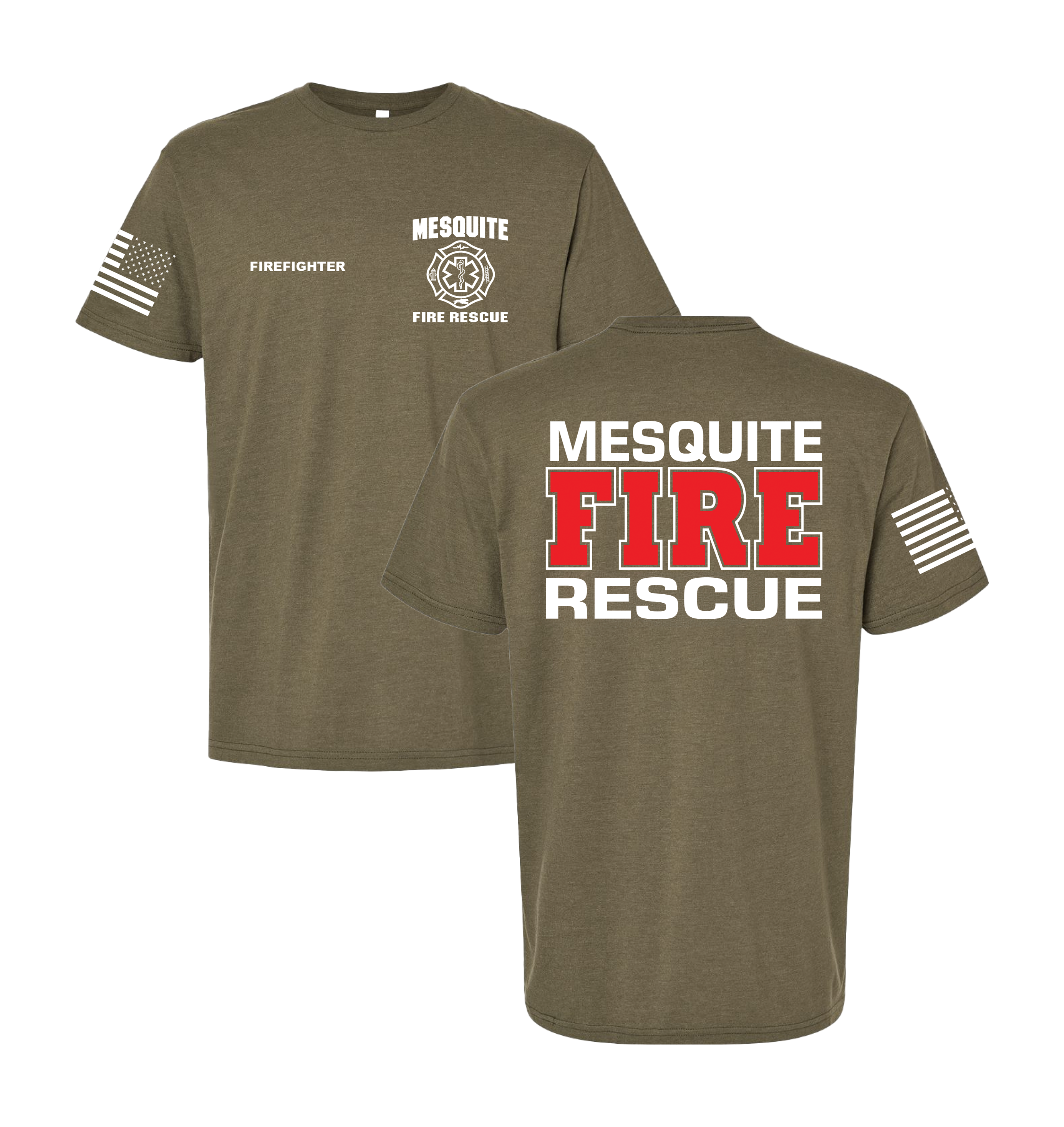 Mesquite Fire Duty Shirts - Army Olive