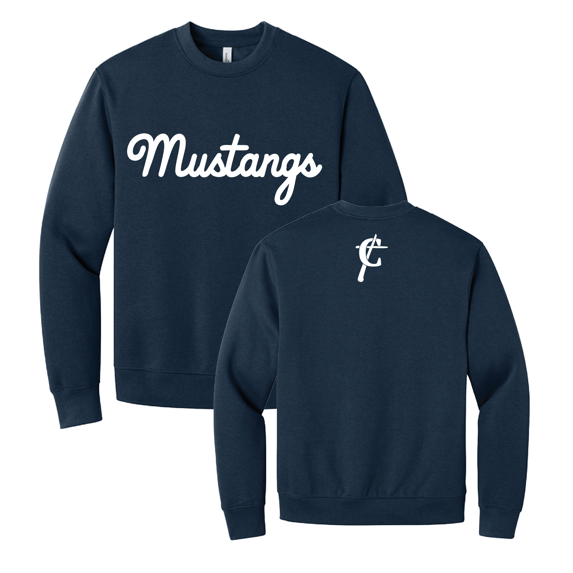 CLSO Crewneck Sweatshirts | "Mustangs" Script item 14
