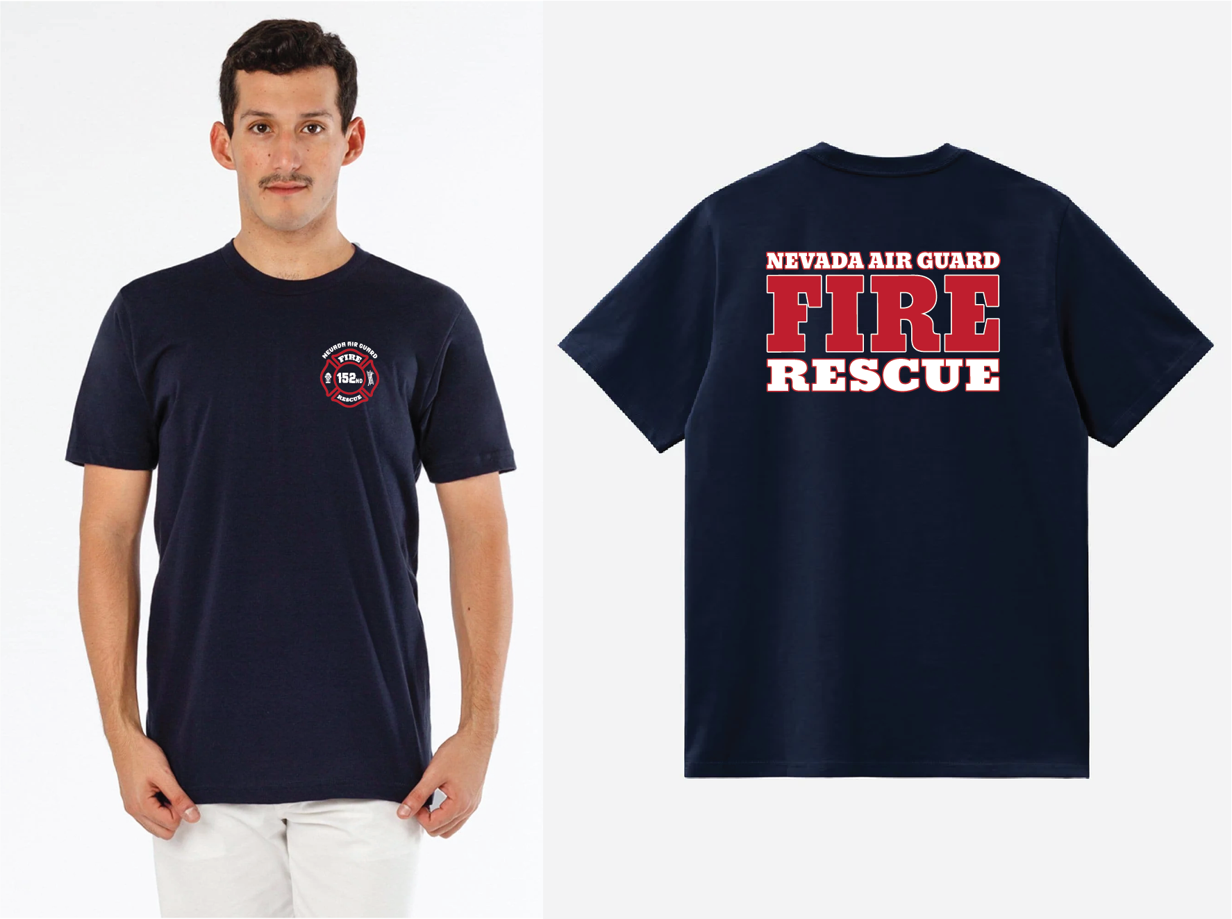 Nevada Air Guard Fire & Rescue Short Sleeve Shirt