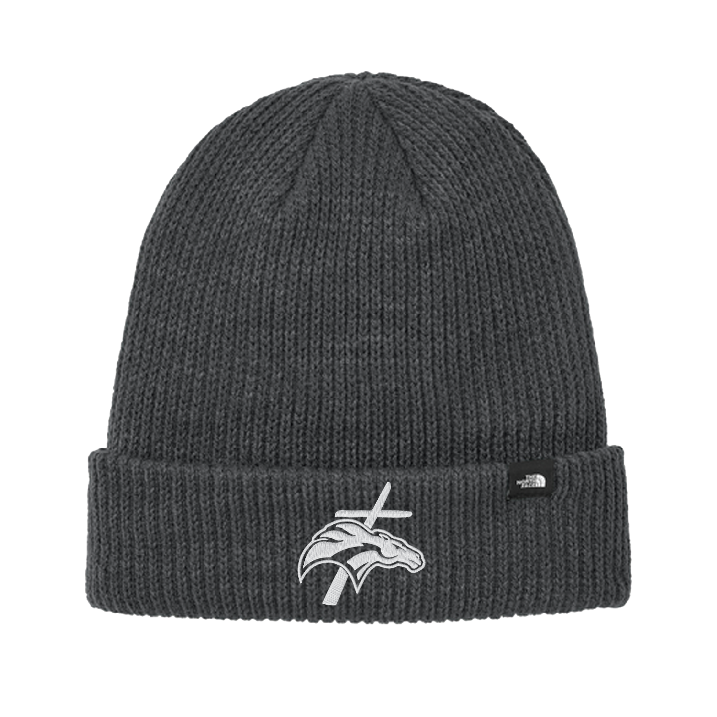 CLSO The North Face® Beanie | 1-Color Mustang + Cross