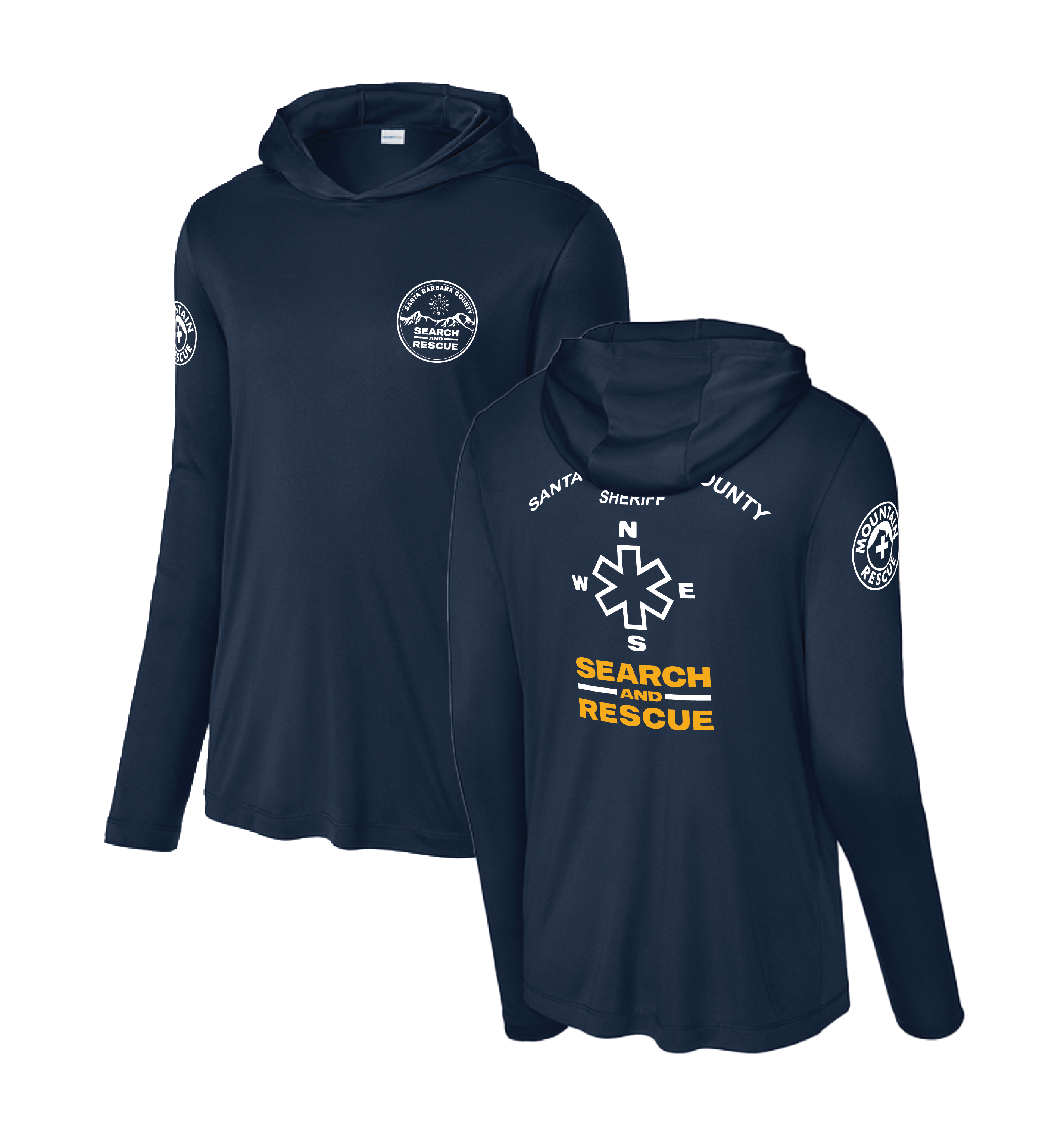 Santa Barbara Search & Rescue Pro LS Hoodie