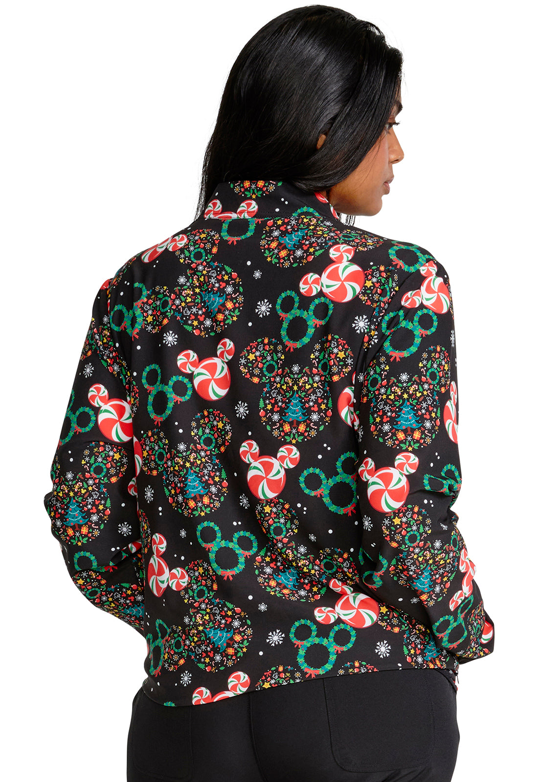 Cherokee Disney Mickey Mouse Scrub Jacket