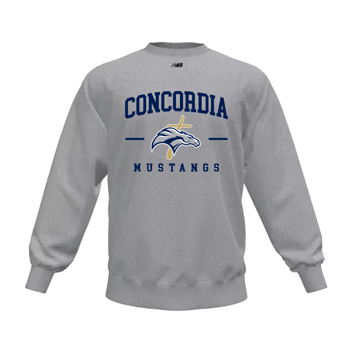 CLSO New Balance® Sweatshirt | "Concordia Mustangs" Split