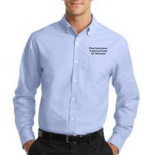 PFFN Port Authority Super Pro Oxford Logo Shirt