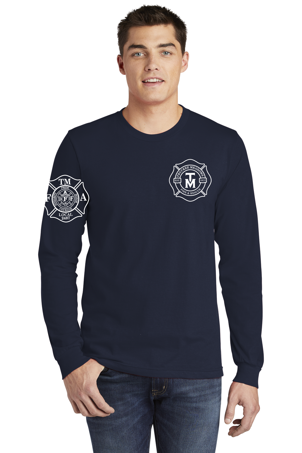 Truckee Meadows 100% American Apperal long sleeve duty Duty Shirt
