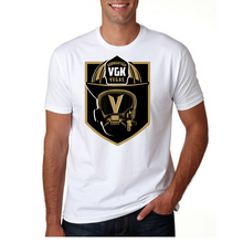 Load image into Gallery viewer, Firefighter Knight- Golden Knights Inspired Firefighter Fan Tee