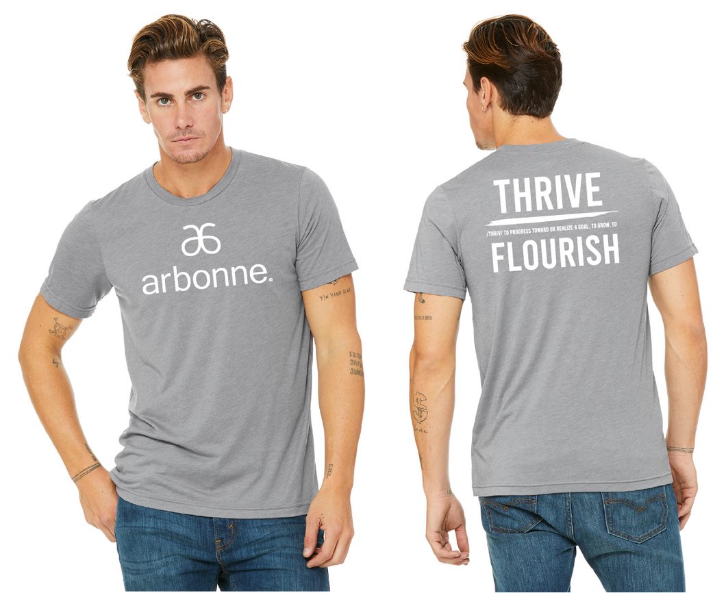 Grey Flourish + Arbonne Unisex SS T-Shirt
