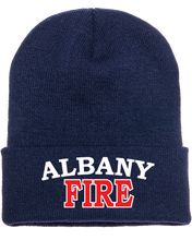 Load image into Gallery viewer, Albany Fire Logo Beanie