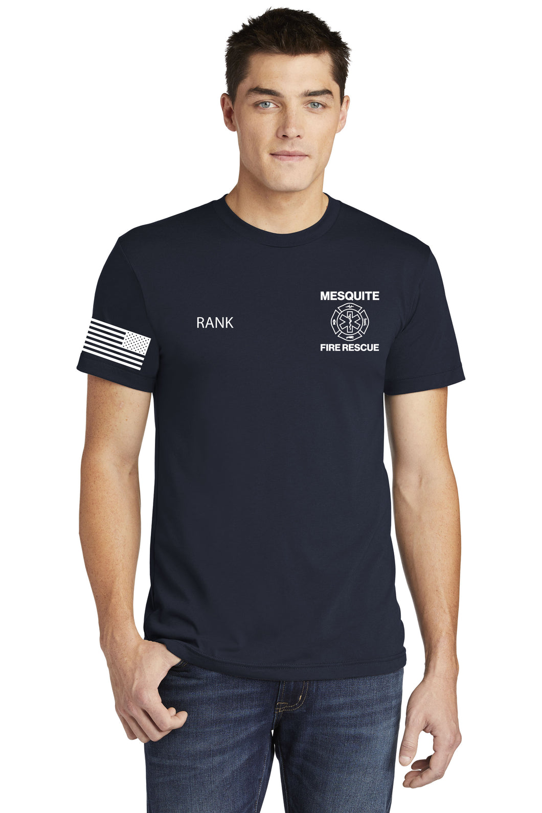 Mesquite Fire 50/50 American Apparel/Los Angeles Apparel Duty Shirts