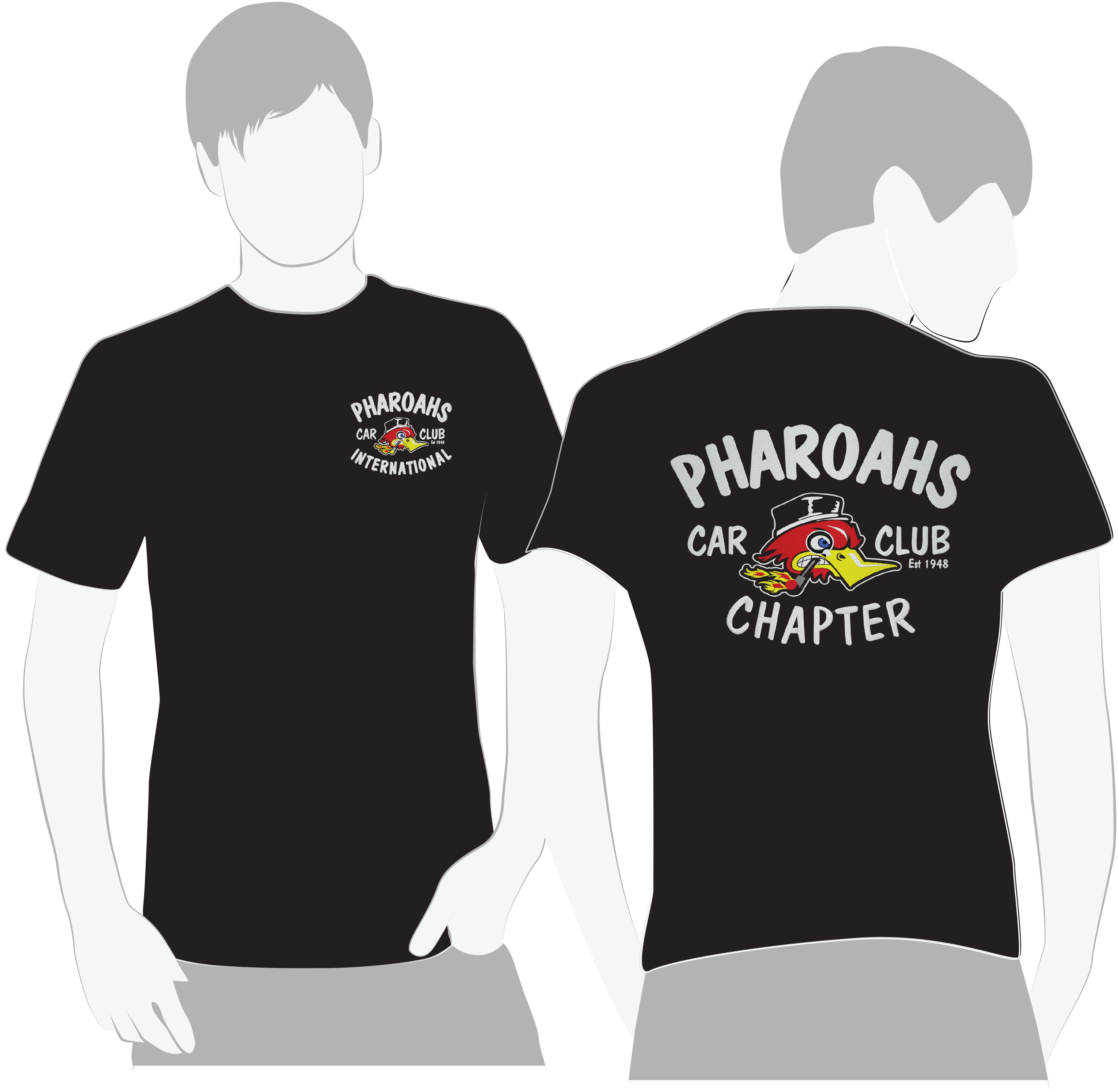 Pharoahs Car Club Tee - Full Color Art