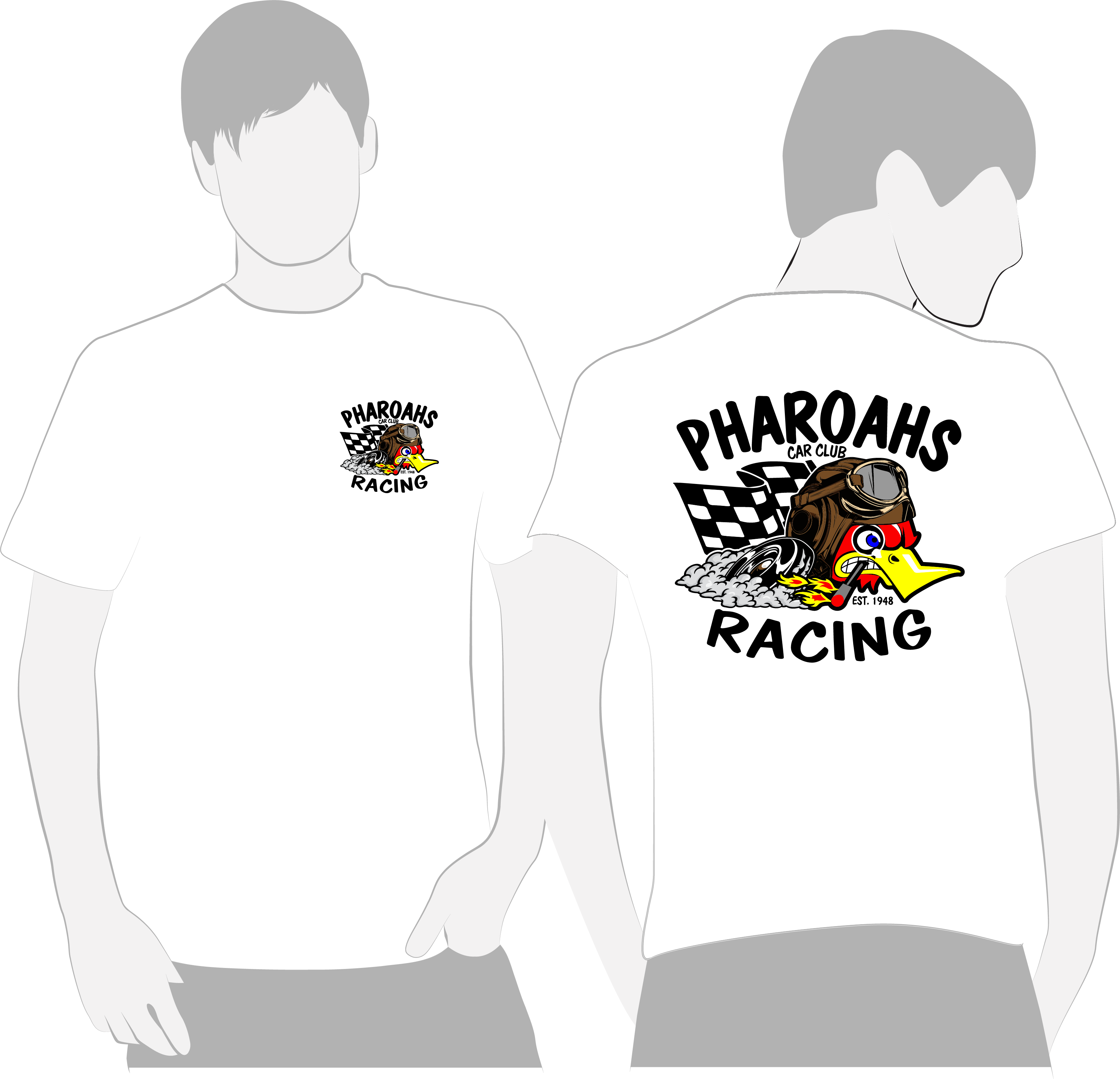 Pharoahs Racing Tee (White)