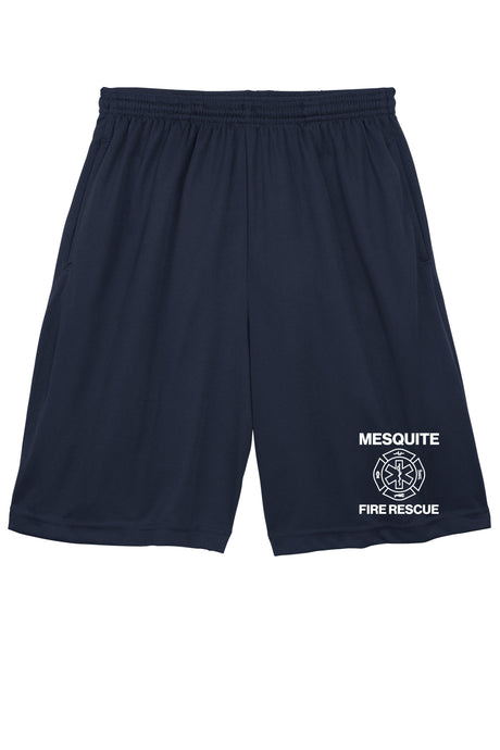 Mesquite Fire Pocketed Polyester Shorts (st312)