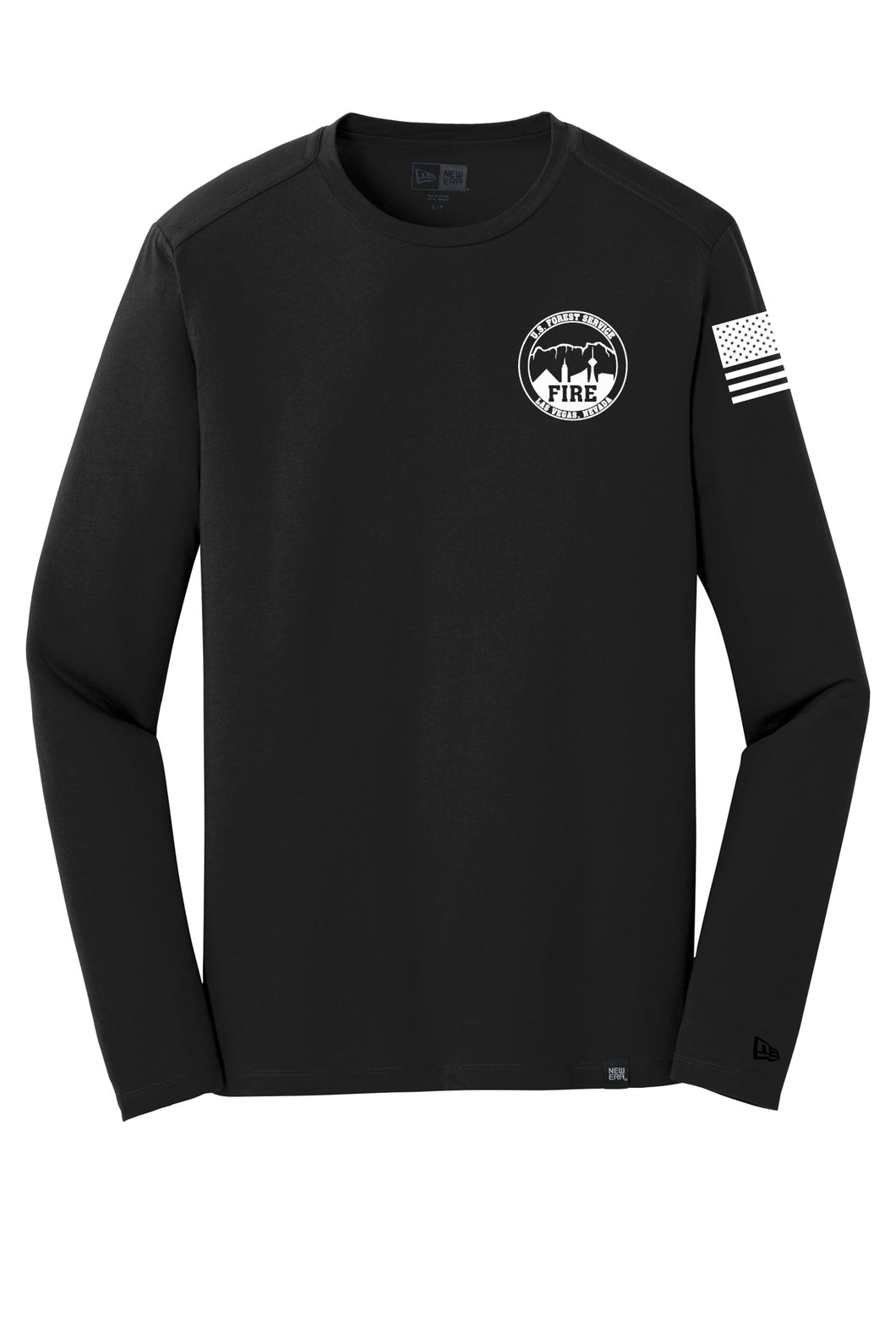 USFS New Era® Heritage Blend Long Sleeve Crew Tee (NEA102)