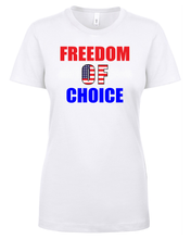 Load image into Gallery viewer, Freedom of Choice Ladies Scoop Tee