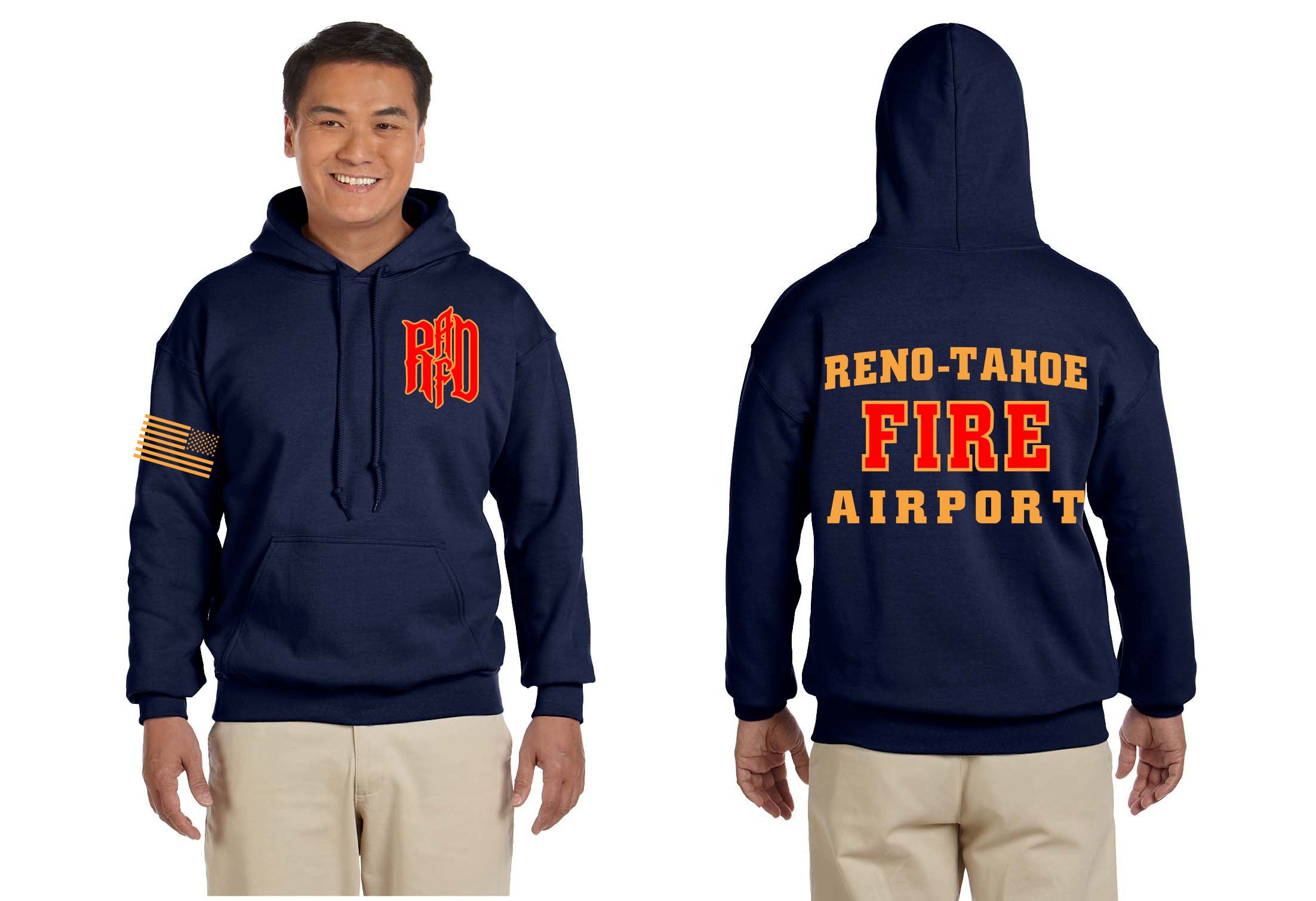 Reno-Tahoe Airport Fire Battalion Chief Pullover Hoodie