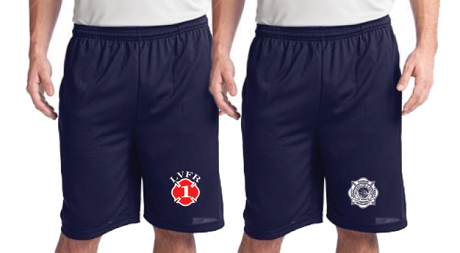 *Off Duty* LVFR Pocketed Polyester Workout Shorts